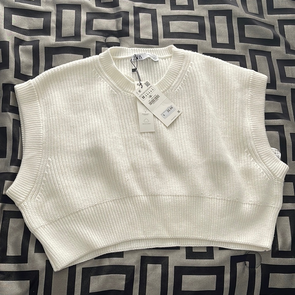 Zara sweater crop top